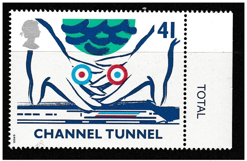 GB 1994 Opening Of Channel Tunnel 41 P  Multicoloured - Unused Stamps