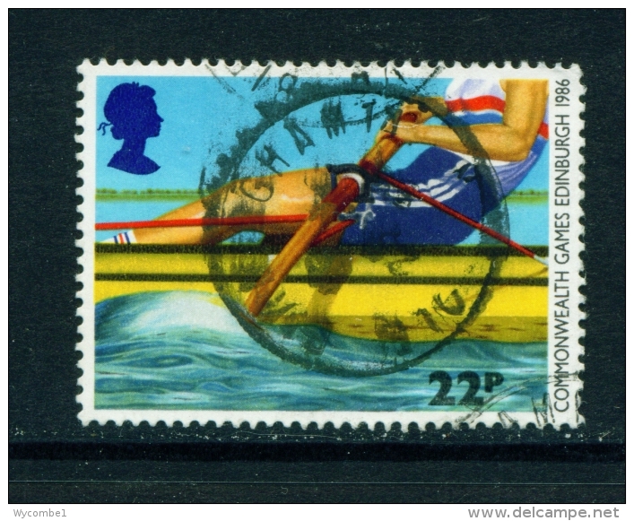 GREAT BRITAIN  -   1986  Commonwealth Games  22p  Used As Scan - Used Stamps