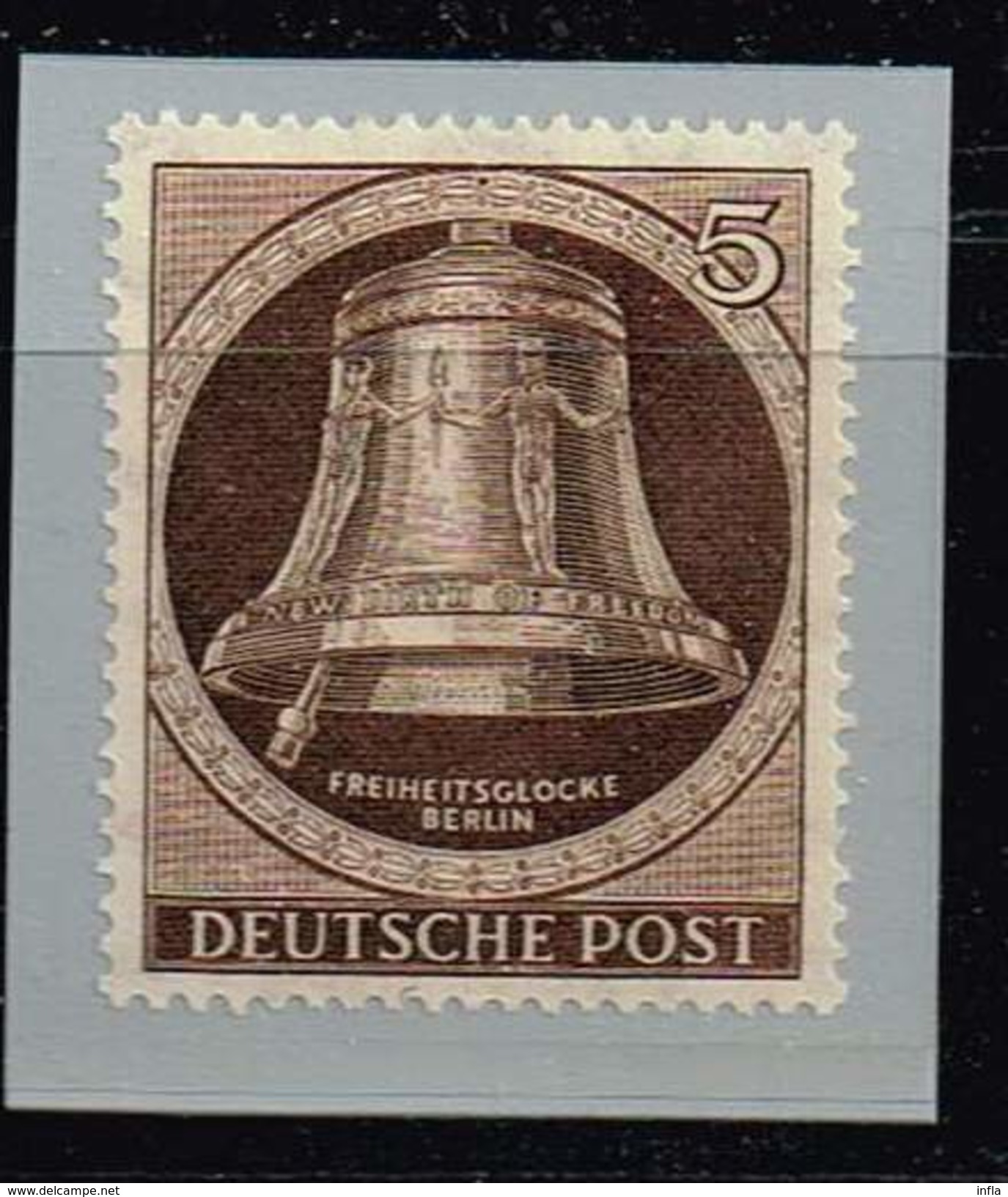 Berlin 1951, Michel#  75 ** Glocke Links - Unused Stamps