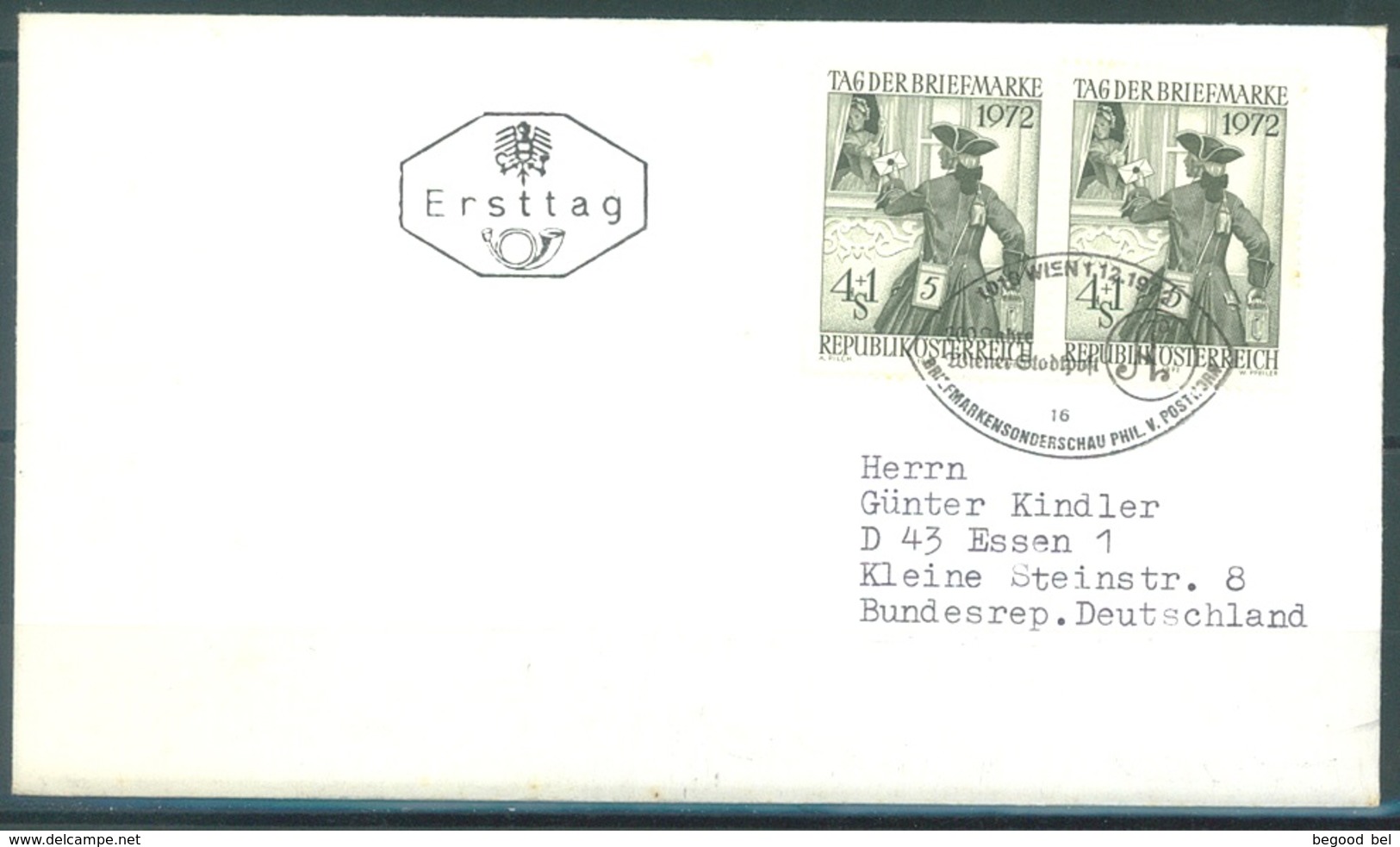 AUSTRIA - FDC 1.12.1972 - Mi 1404 -  Lot 15216 - FDC