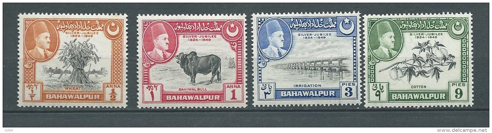 Bahawalpur  - Série  - Yvert N° 18 / 21 4 Valeurs **  ( Cote = 60 Euros )  Cw 22701a - Bahawalpur