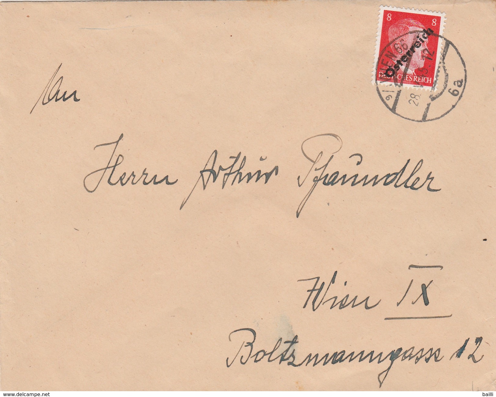 Autriche Lettre De Wien 1945 - Briefe U. Dokumente