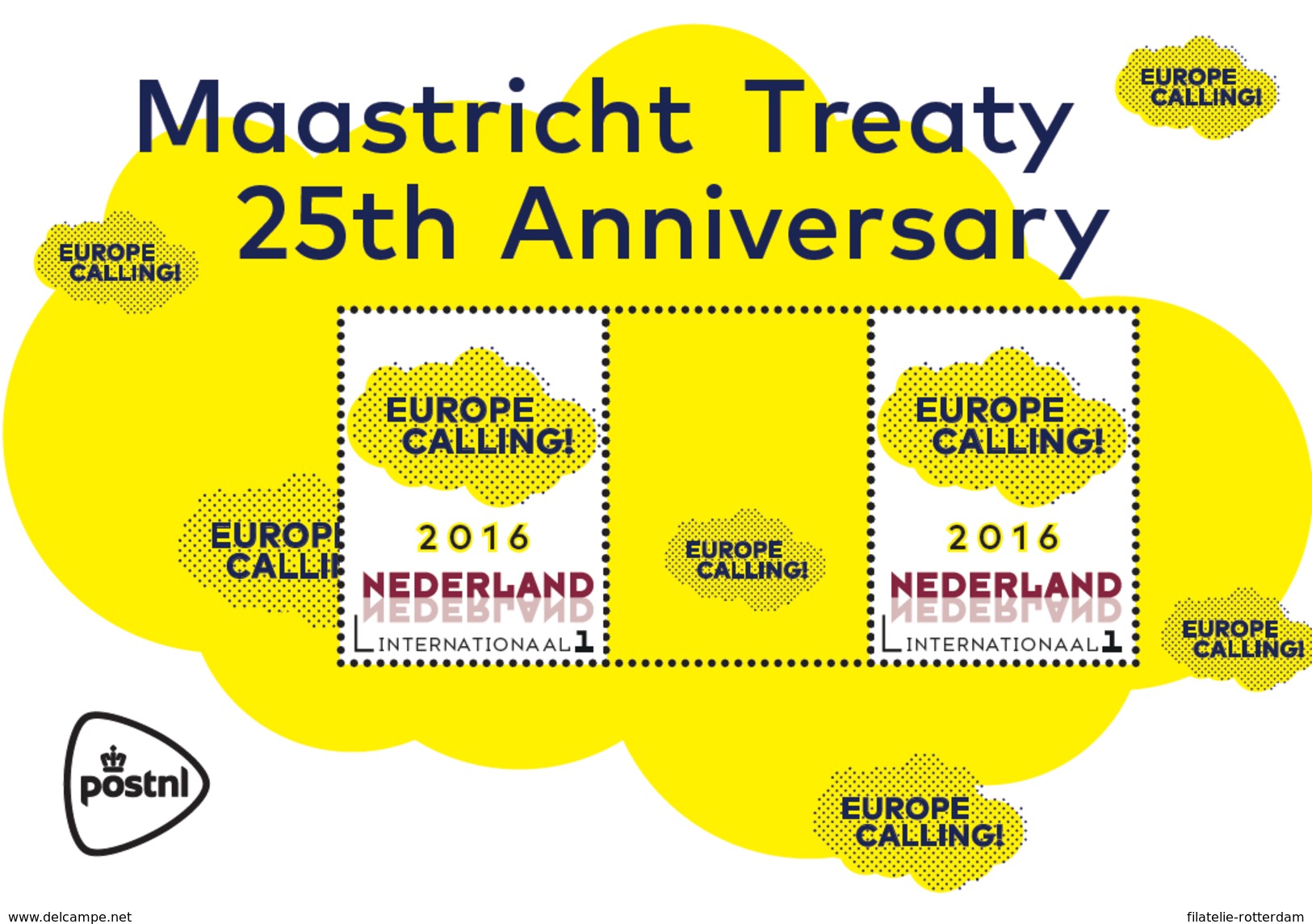 Nederland / The Netherlands - Postfris / MNH - Sheet Verdrag Van Maastricht 2017 NEW! - Unused Stamps