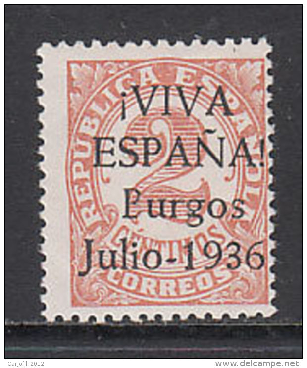 Locales Patrioticos Burgos 1936 Edifil 2 ** Mnh - Other & Unclassified