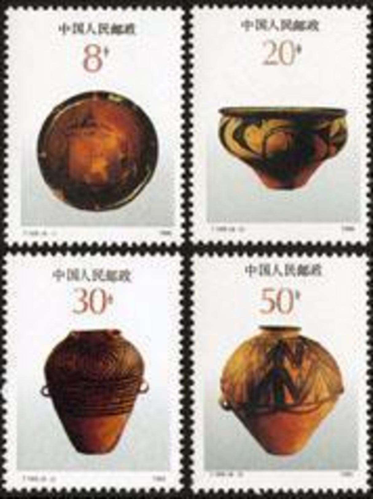 1990 CHINA T149 CERAMIC 4V STAMP - Ungebraucht