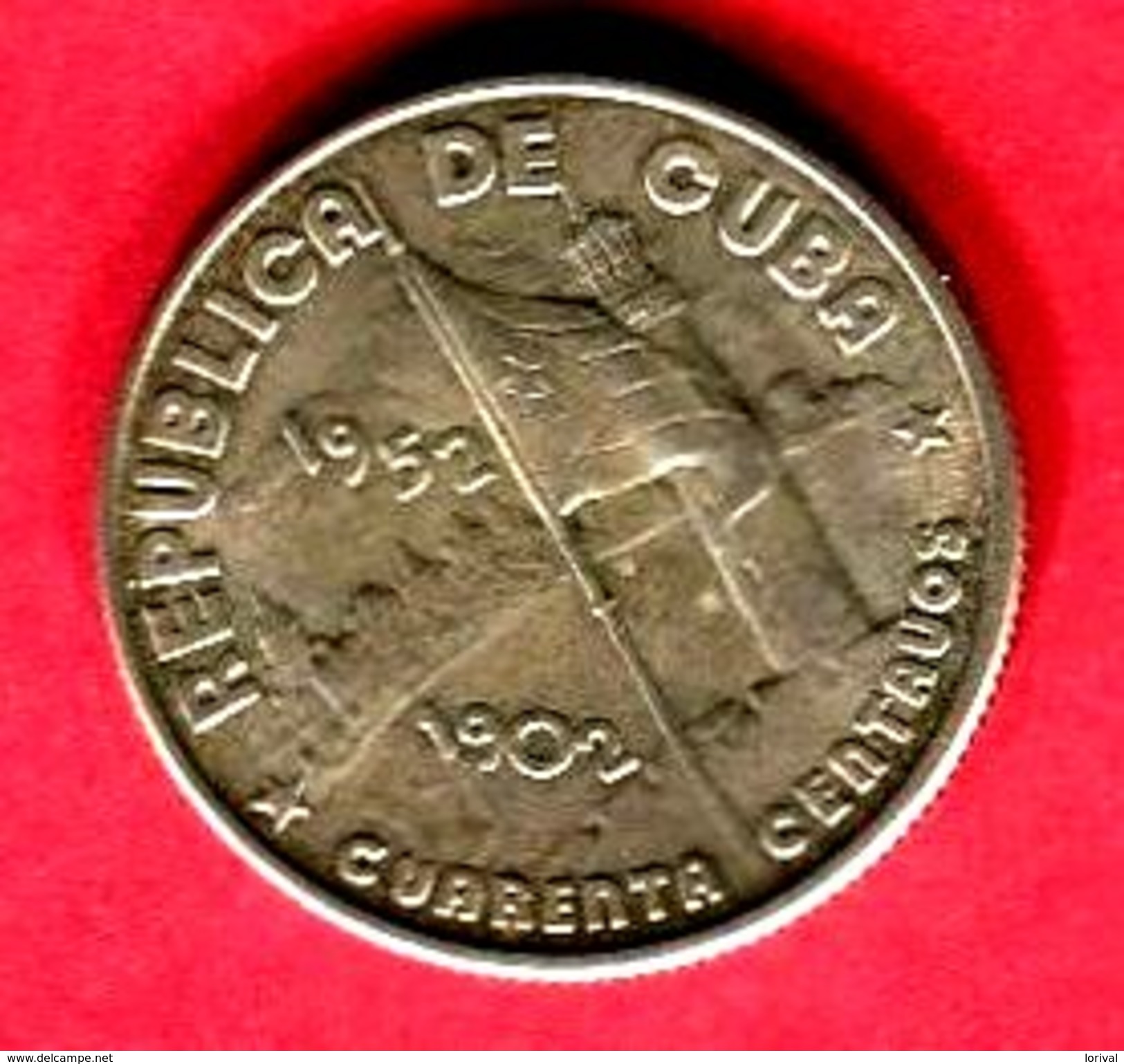 § 40 CENTAVOS     ( KM 25) TTB  22 - Cuba