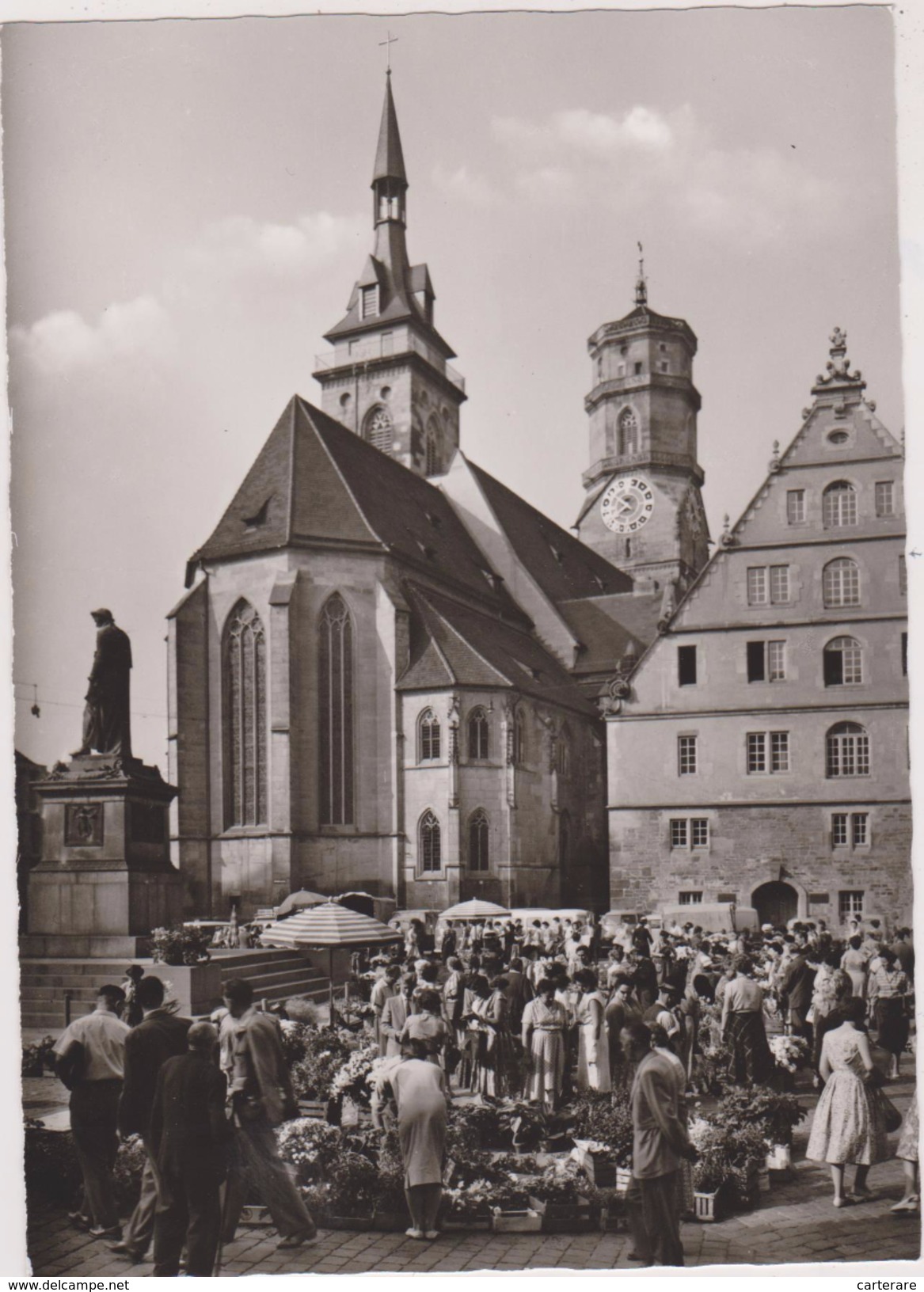 CARTE PHOTO ,allemagne,germany,bade Wurtemberg,STUTTGART,marché - Stuttgart