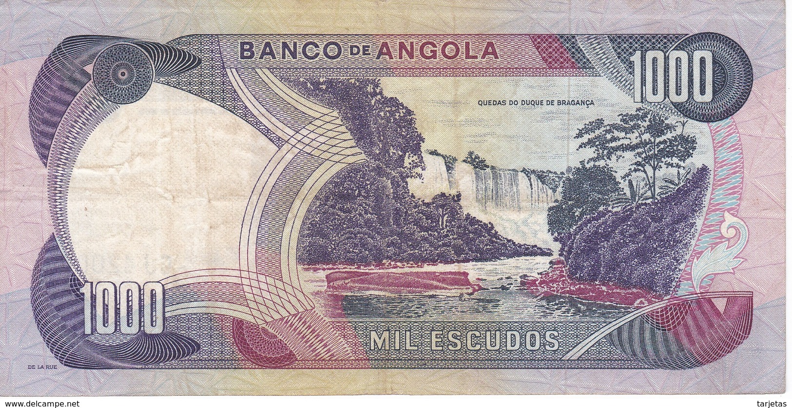 BILLETE DE ANGOLA DE 1000 ESCUDOS DEL AÑO 1972 (BANKNOTE) - Angola