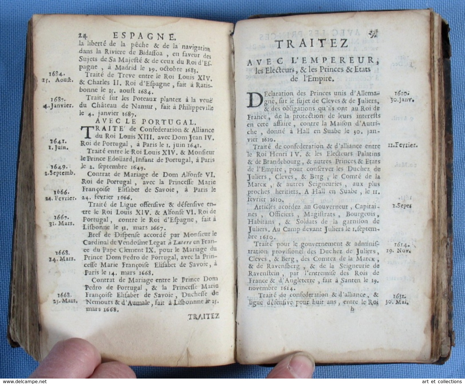 Discours Historiques Sur Les TRAITEZ Des PRINCES / Amilot De La Houssaie / Fedéric Leonard En 1692 - Bis 1700