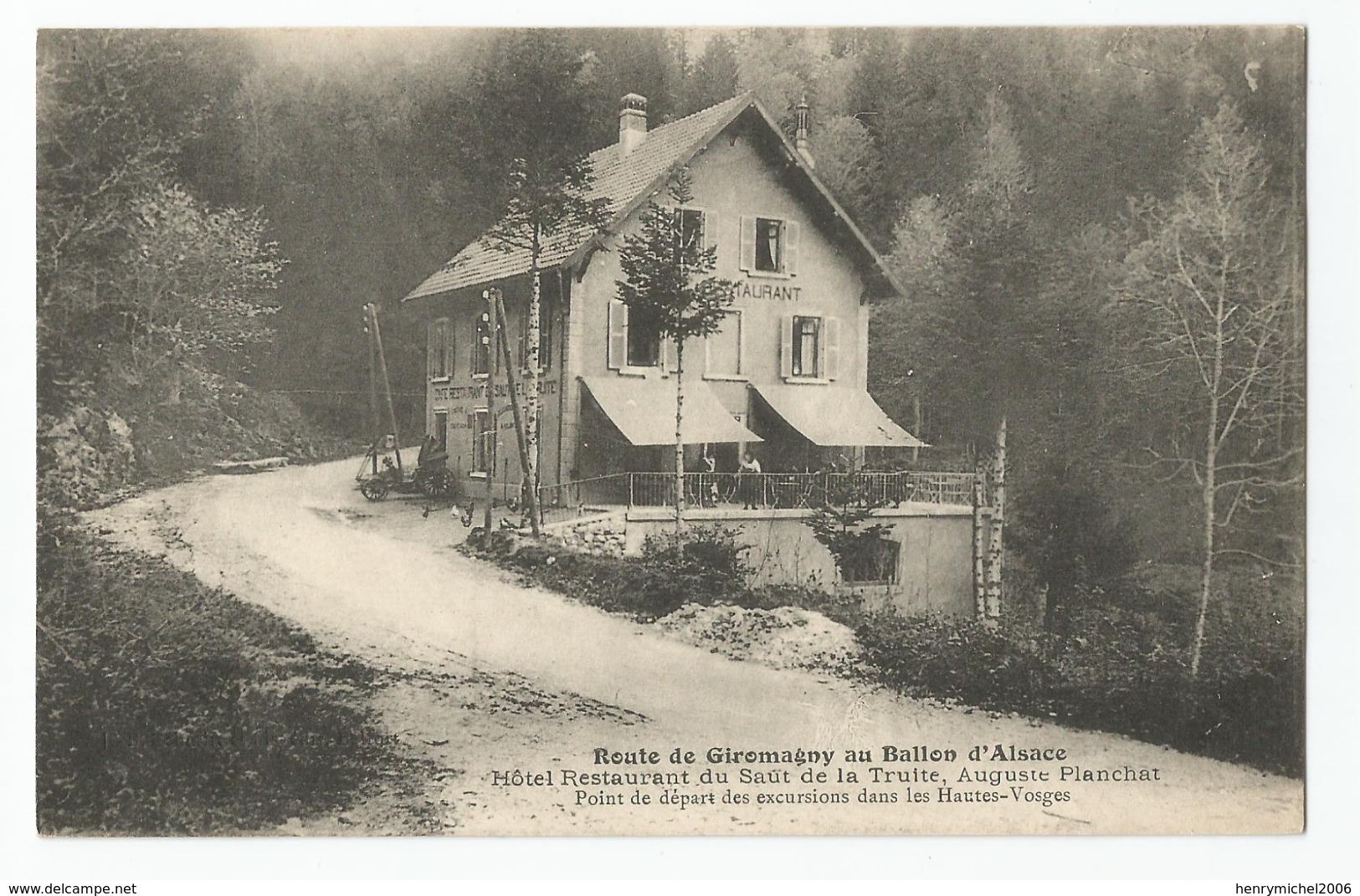 90 - Route De Giromagny Au Ballon D'alsace Hotel Restaurant Du Saut De La Truite - Giromagny