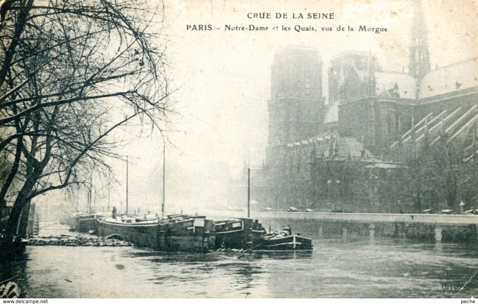 N°38414 -cpa Paris -notre Dame- Péniches- - Hausboote