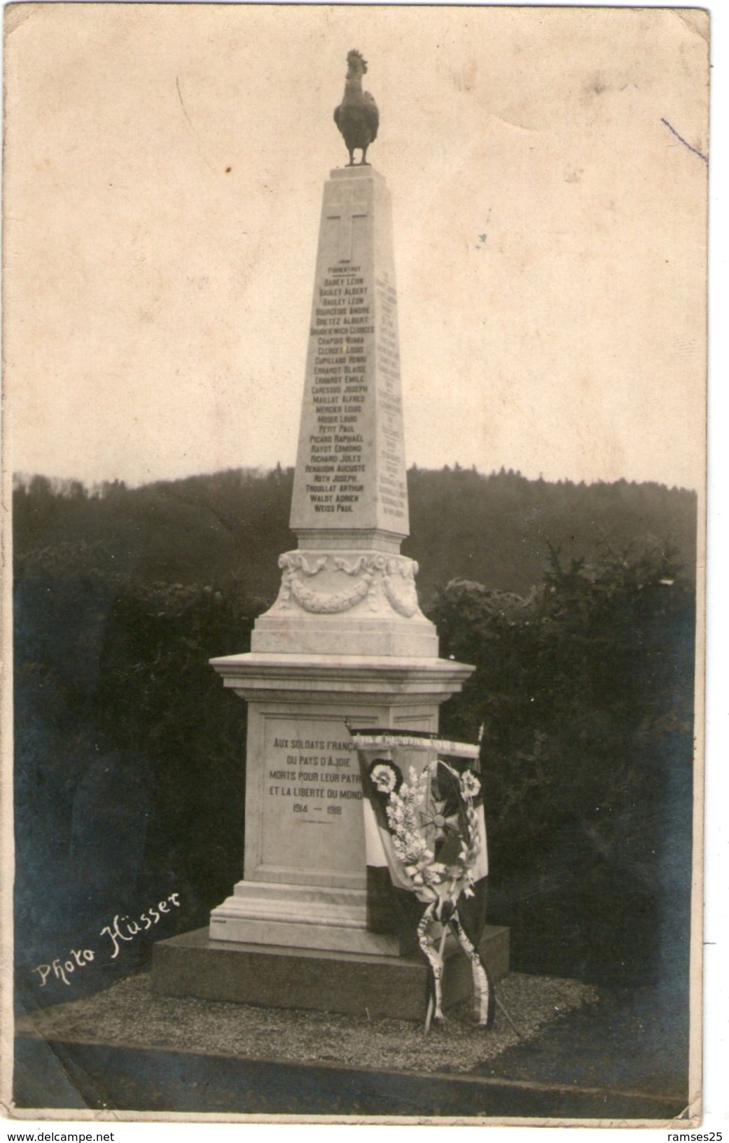 (15) CPA Photo Porrentruy  Monument Pays Ajoie  (bon Etat) - Porrentruy