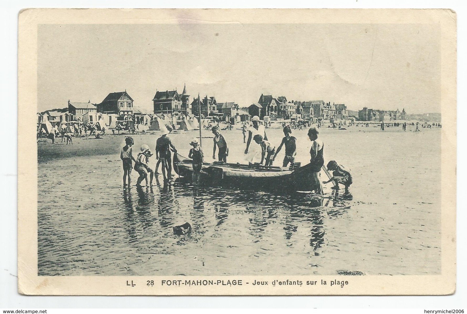 80 Somme - Fort Mahon Plage Jeux D'enfants Sur La Plage 1921 - Fort Mahon