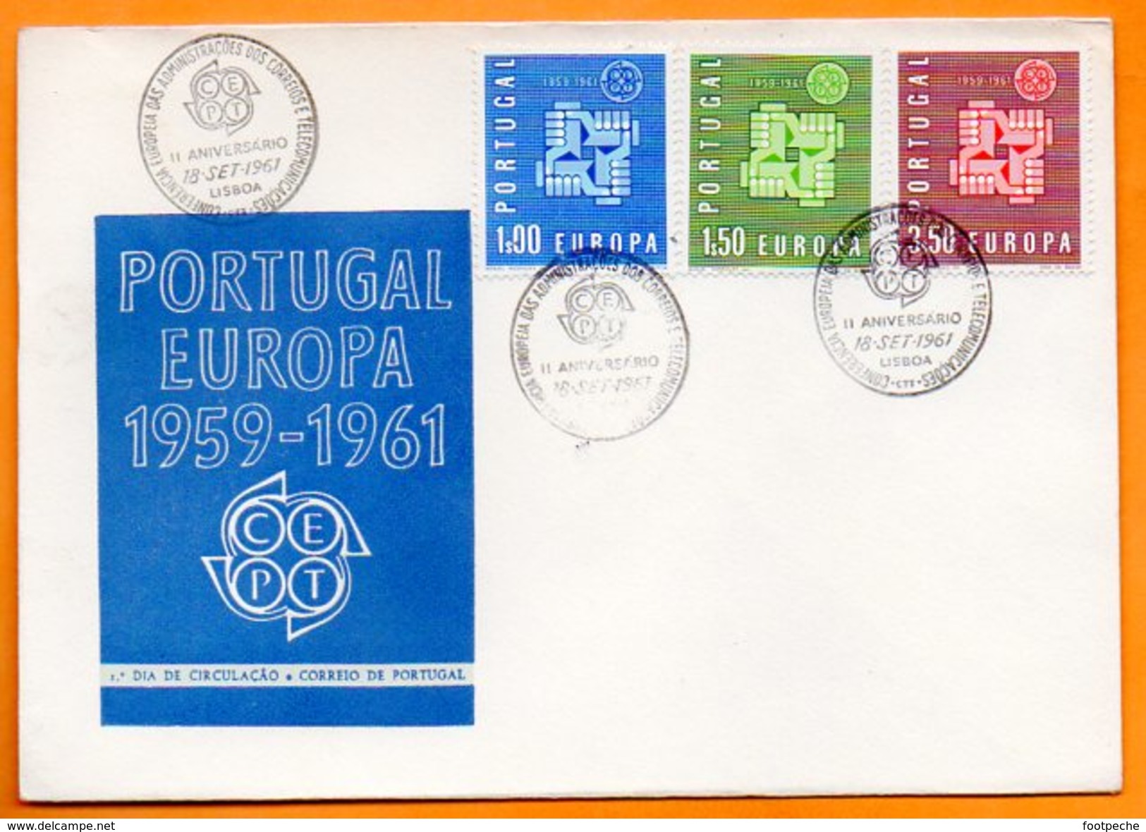 PORTUGAL 1961   EUROPA   Lettre Entière N° DD 537 - Lettres & Documents
