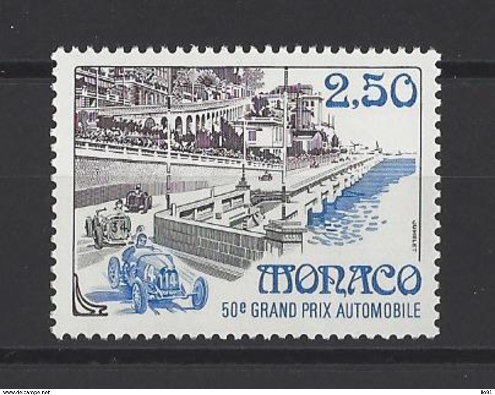 MONACO . YT 1814 Neuf ** 50e Grand Prix Automobile De Monaco 1992 - Unused Stamps