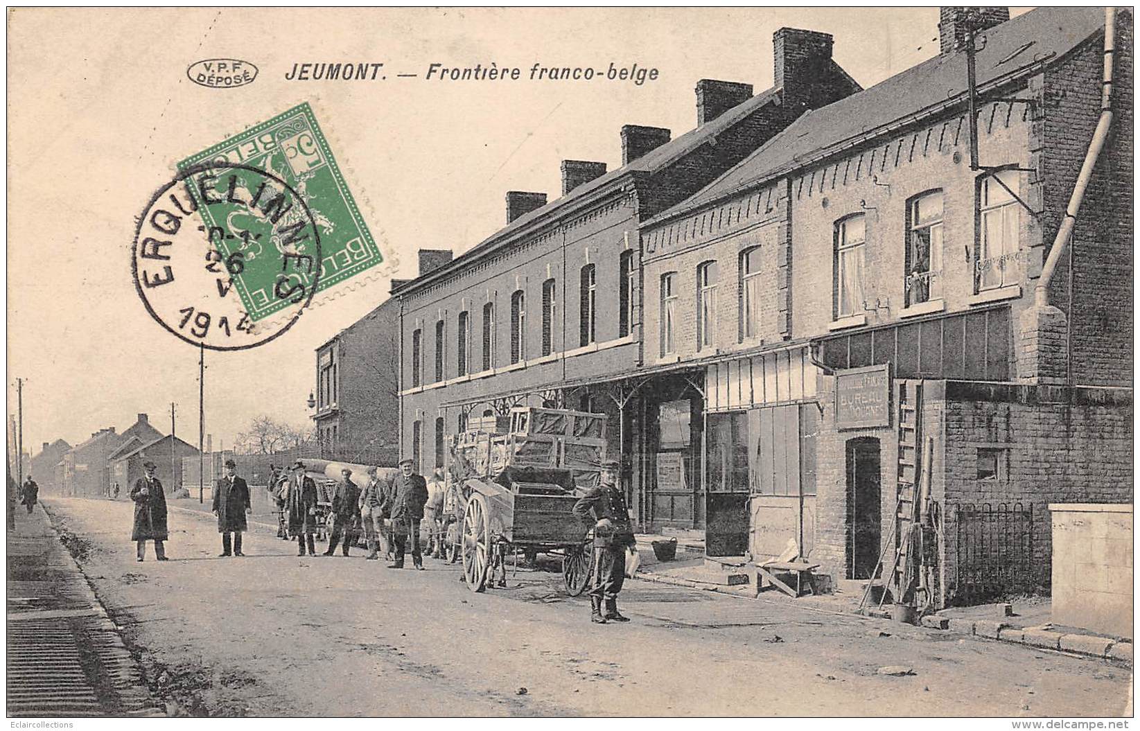 Jeumont    59      Frontière Franco-Belge       (voir Scan) - Jeumont