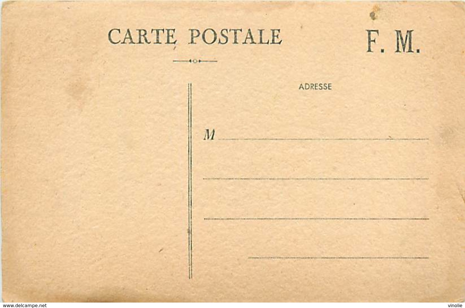 A-17-3497 : CARTE POSTALE . F.M. - Lettres & Documents