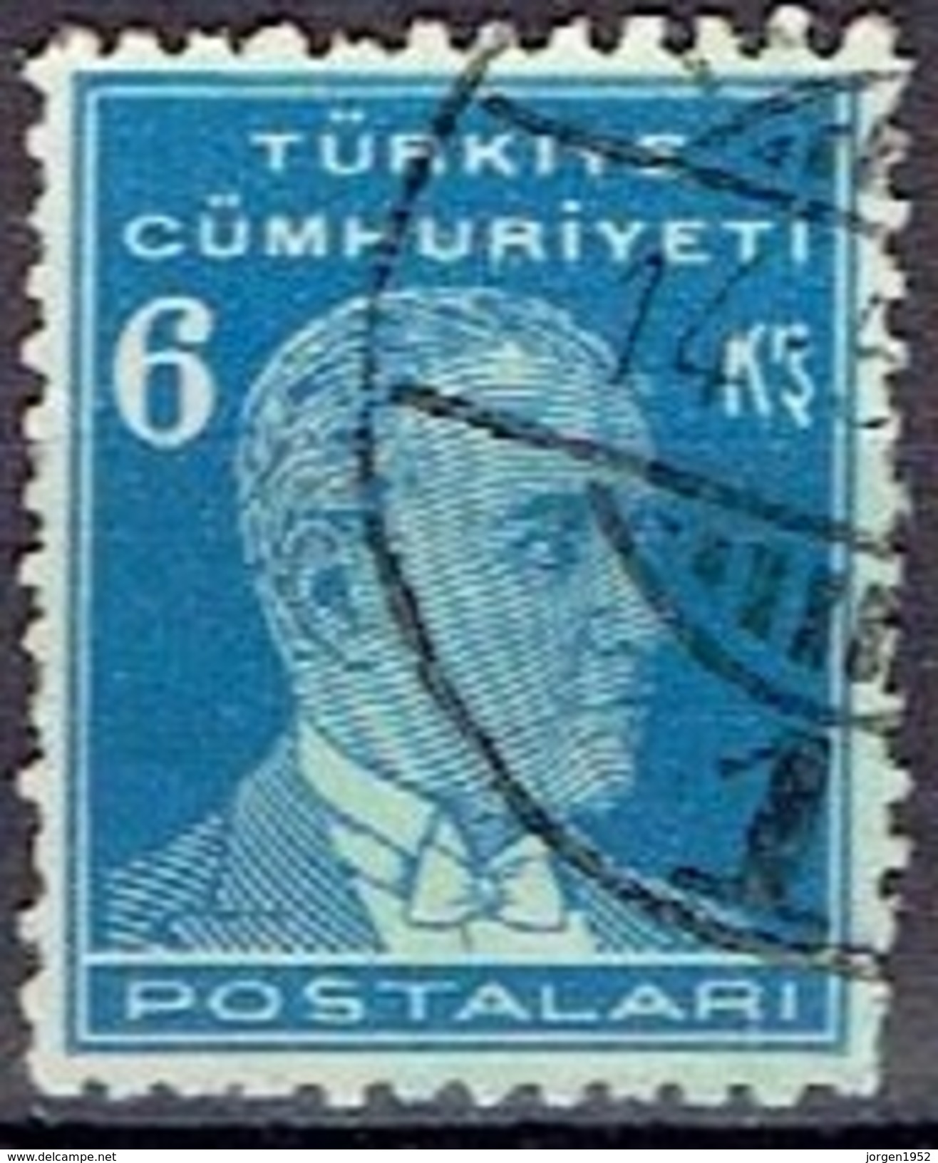 TURKEY #  FROM 1931  STAMPWORLD 984 - Oblitérés
