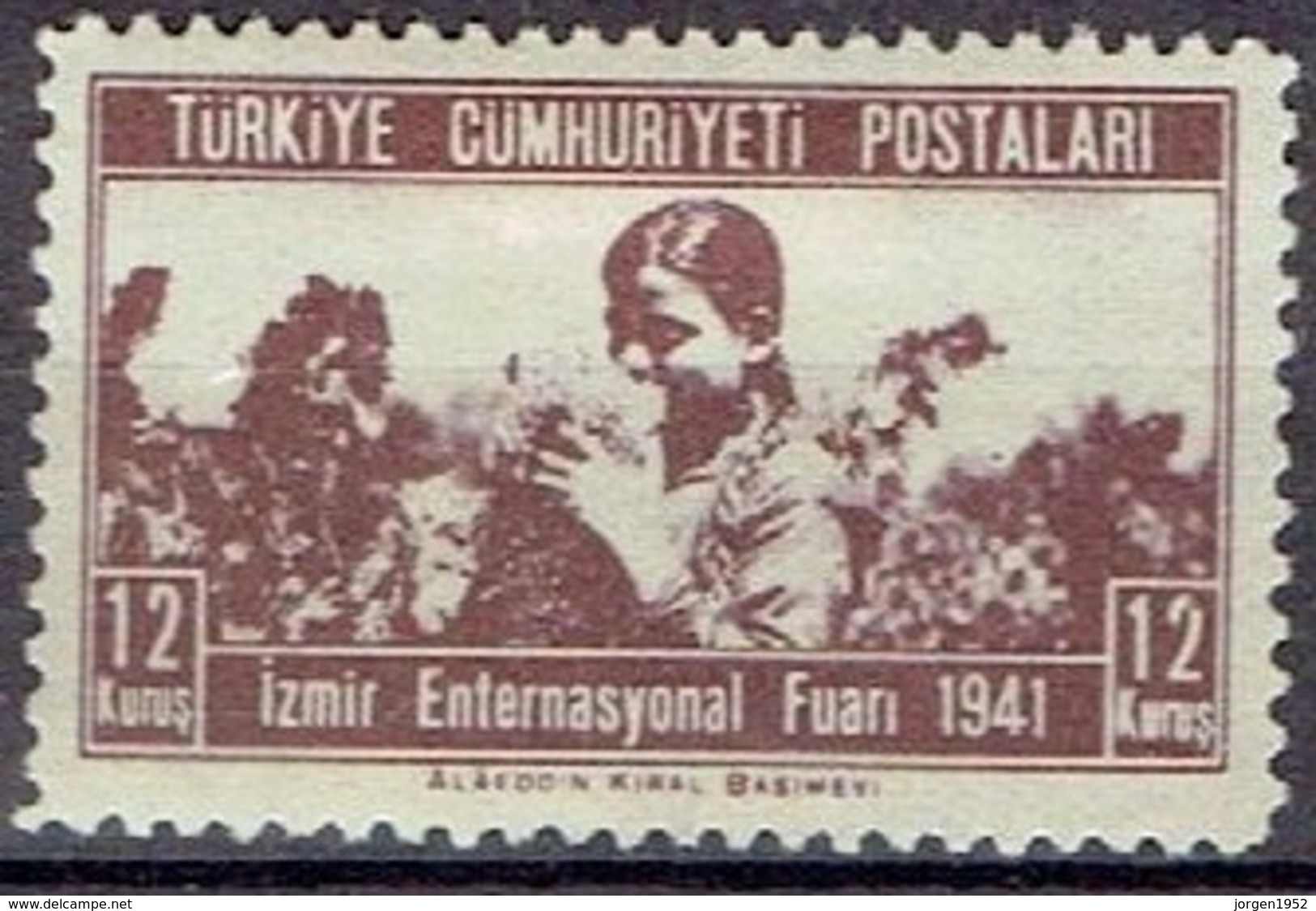 TURKEY #  FROM 1941  STAMPWORLD 1142* - Unused Stamps