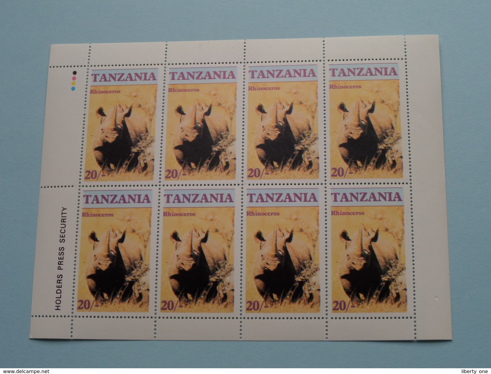 RHINOCEROS ( Zie/voir Foto´s Voor/pour Détails ) !! - Tanzania (1964-...)