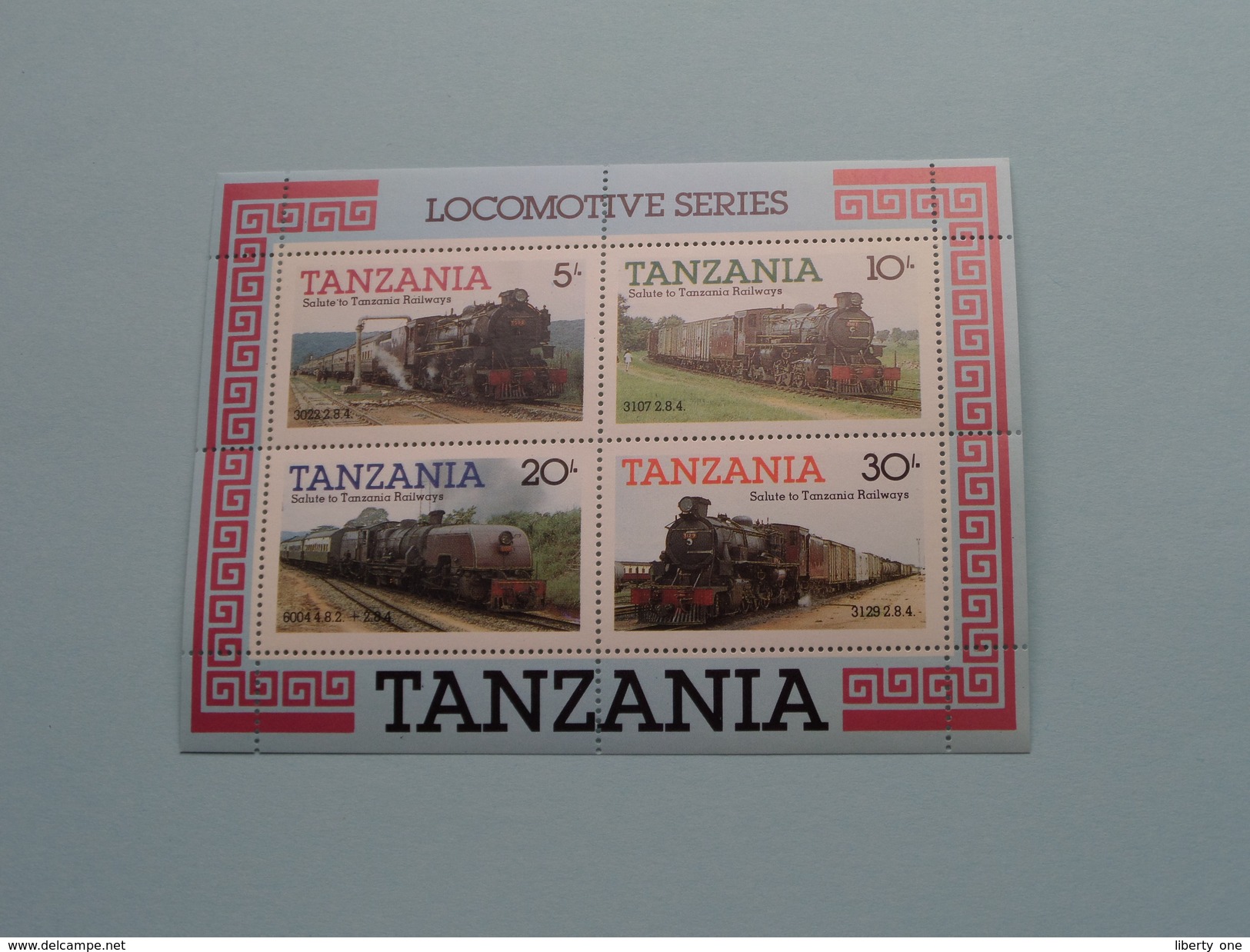 LOCOMOTIVE Series - Salute To Tanzania RAILWAYS ( Voir Photo Pour Détails ) !! - Tanzanie (1964-...)