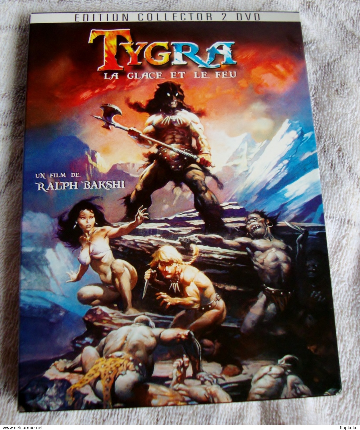 Dvd Zone 2 Tygra, La Glace Et Le Feu (1983) 2 DVD Édition Collector Fire And Ice Opening Vf+Vostfr - Dessin Animé