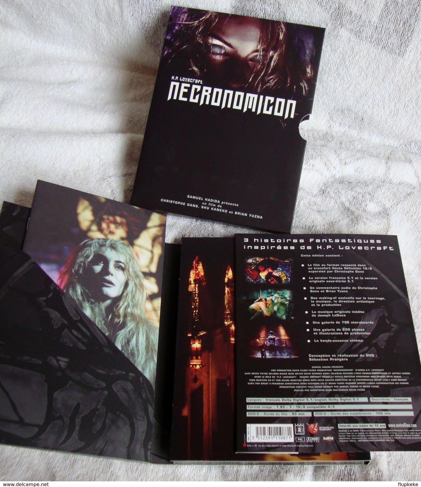 Dvd Zone 2 Necronomicon (1994) Metropolitan Édition Collector Vf+Vostfr - Horror