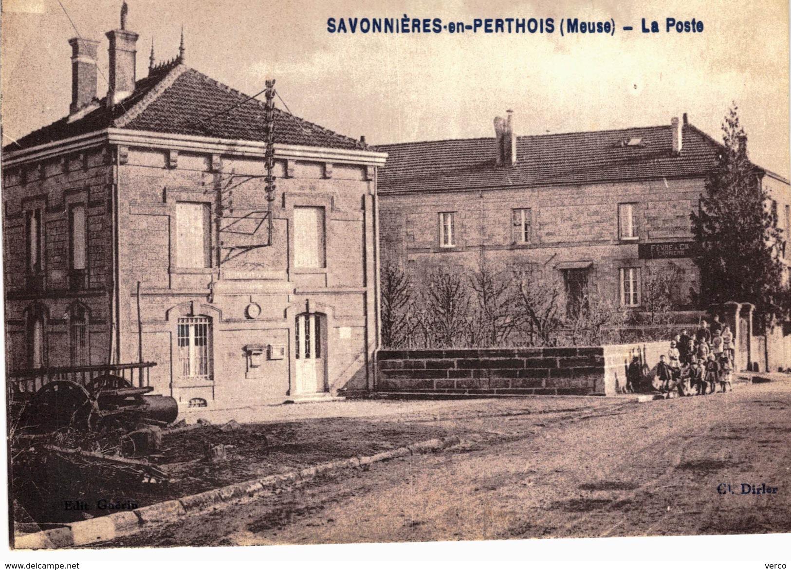 Carte Postale Ancienne De SAVONNIERES En PERTHOIS - Autres & Non Classés