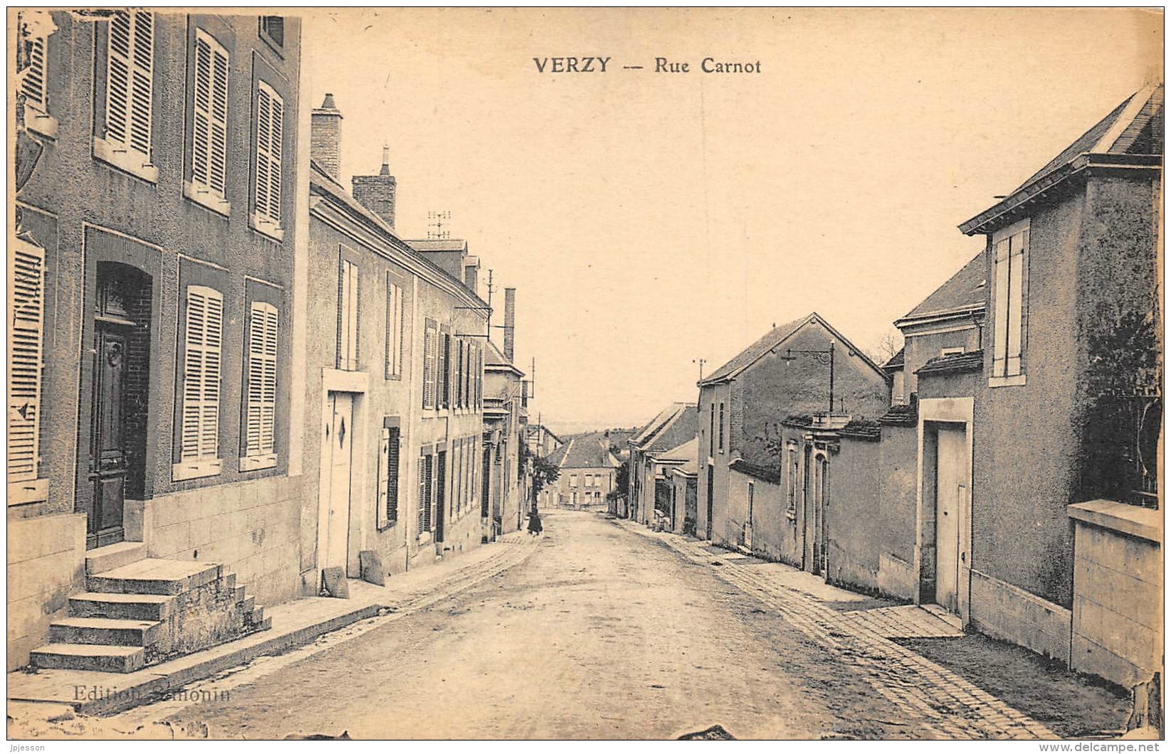 MARNE  51    VERZY  RUE CARNOT - Verzy