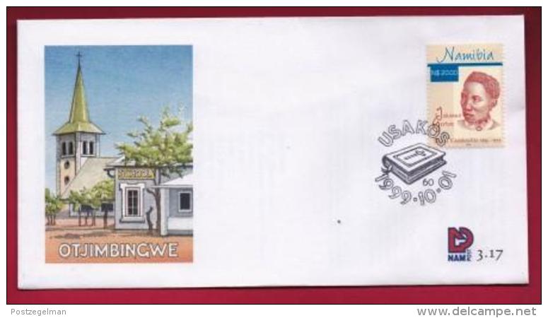 NAMIBIA, 1999, First Day Cover, Stamps, Johanna Gertze,  Michel 3-17, F3925 - Namibië (1990- ...)
