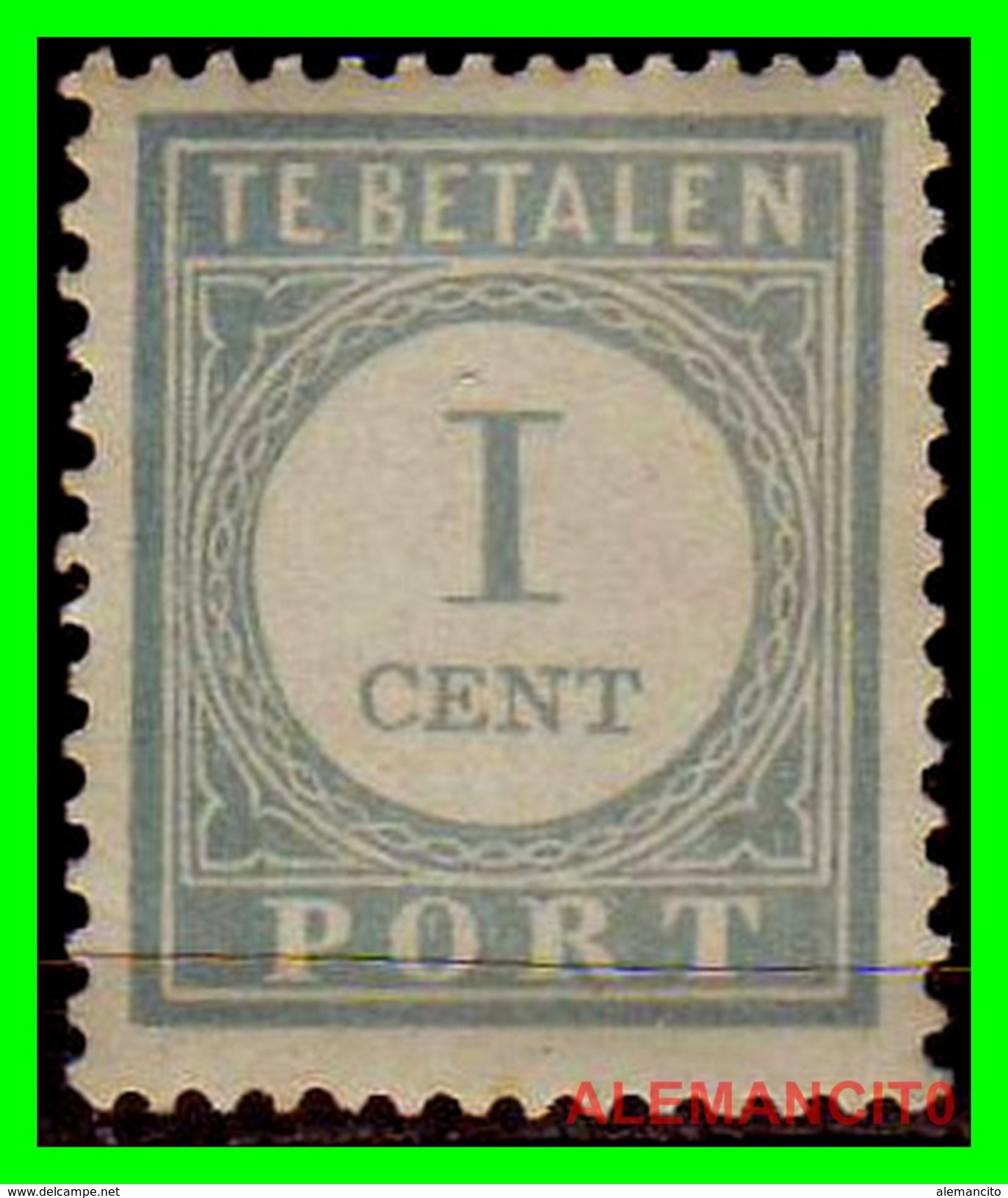 Netherlands Año 1881-1887 1 Cts. - Postage Due