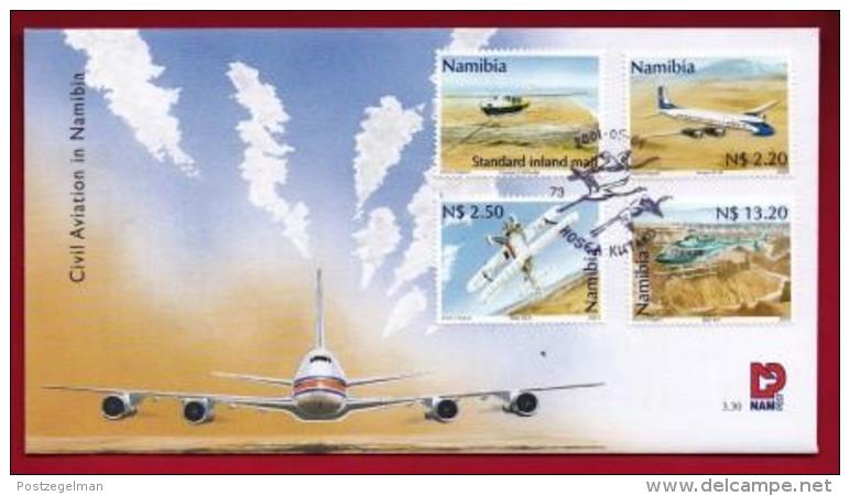 NAMIBIA, 2001, First Day Cover,  Stamps, Civil Animation,  Michel 3-30, F3937 - Namibia (1990- ...)