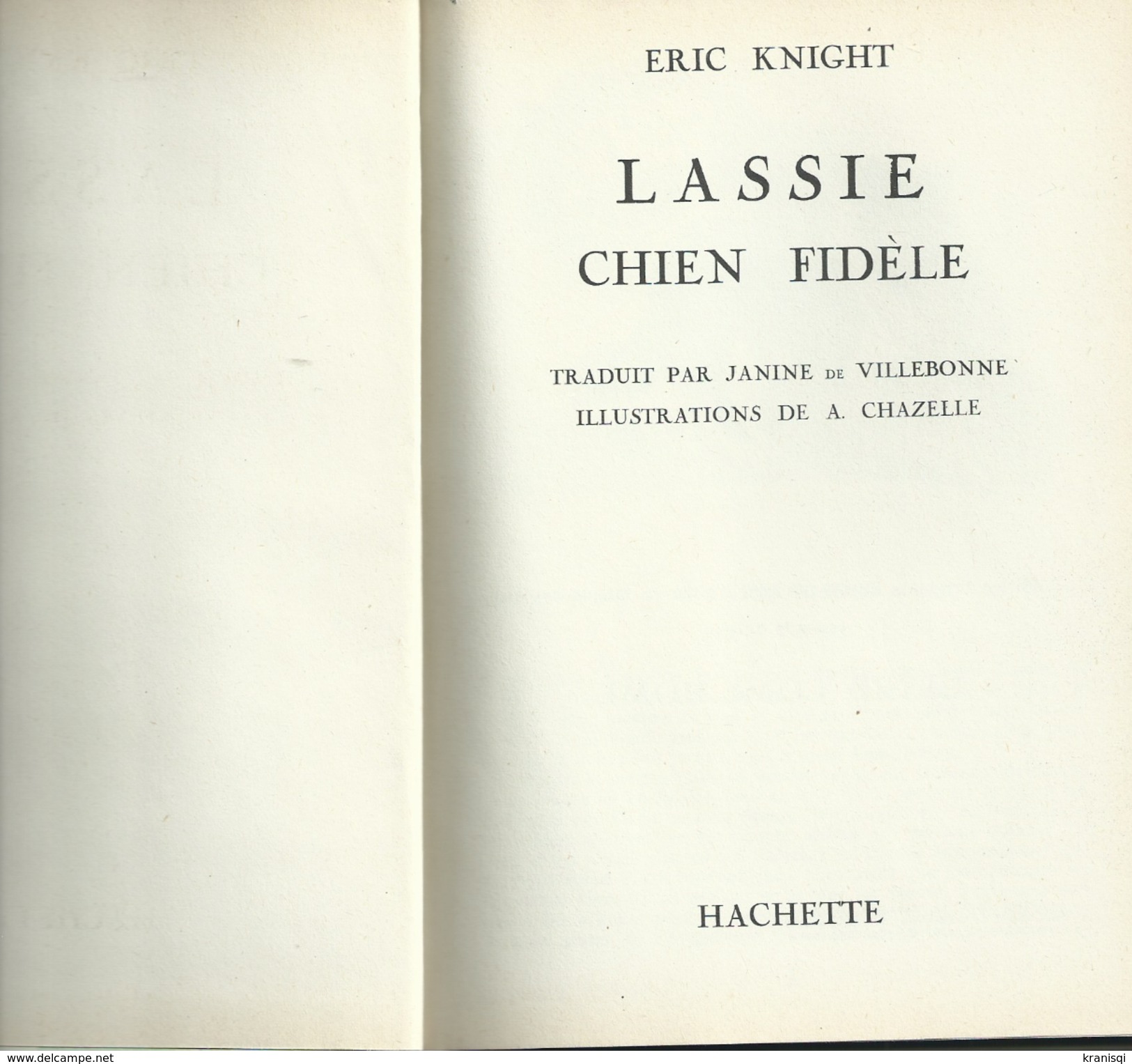 Livre , Lassie  Chien Fidèle 1953 - Ideal Bibliotheque