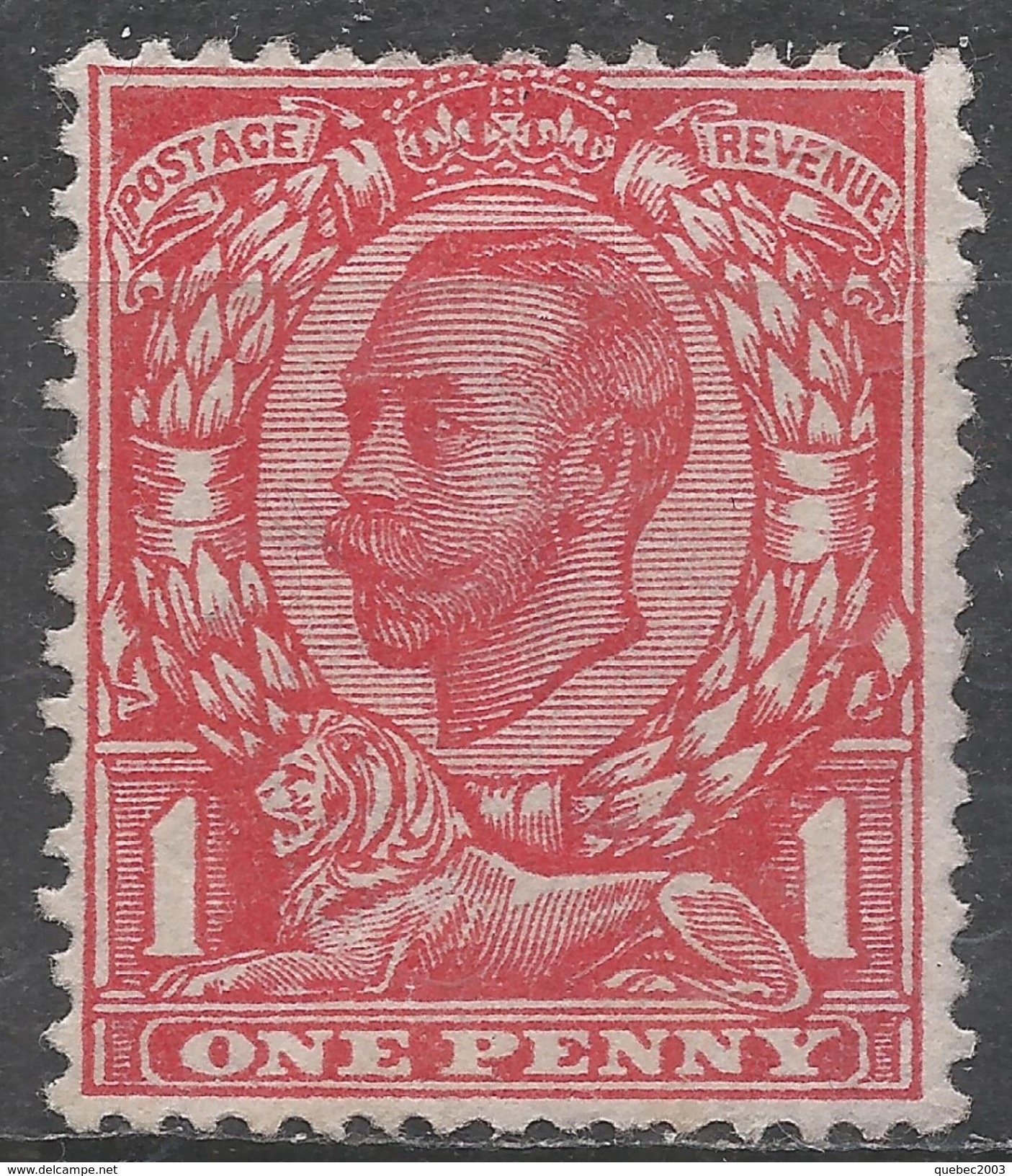 Great Britain 1912. Scott #154 (M) King George V * - Unused Stamps