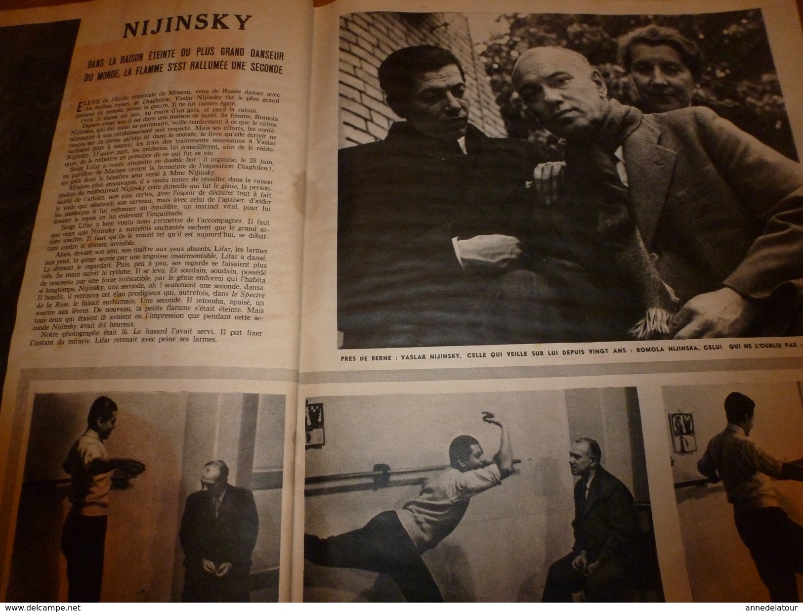 1939 MATCH:Croiseur US OMAHA à Villefranche; Amour de cigogne; Stars et Beautés;Le danseur NIJINSKY; etc....