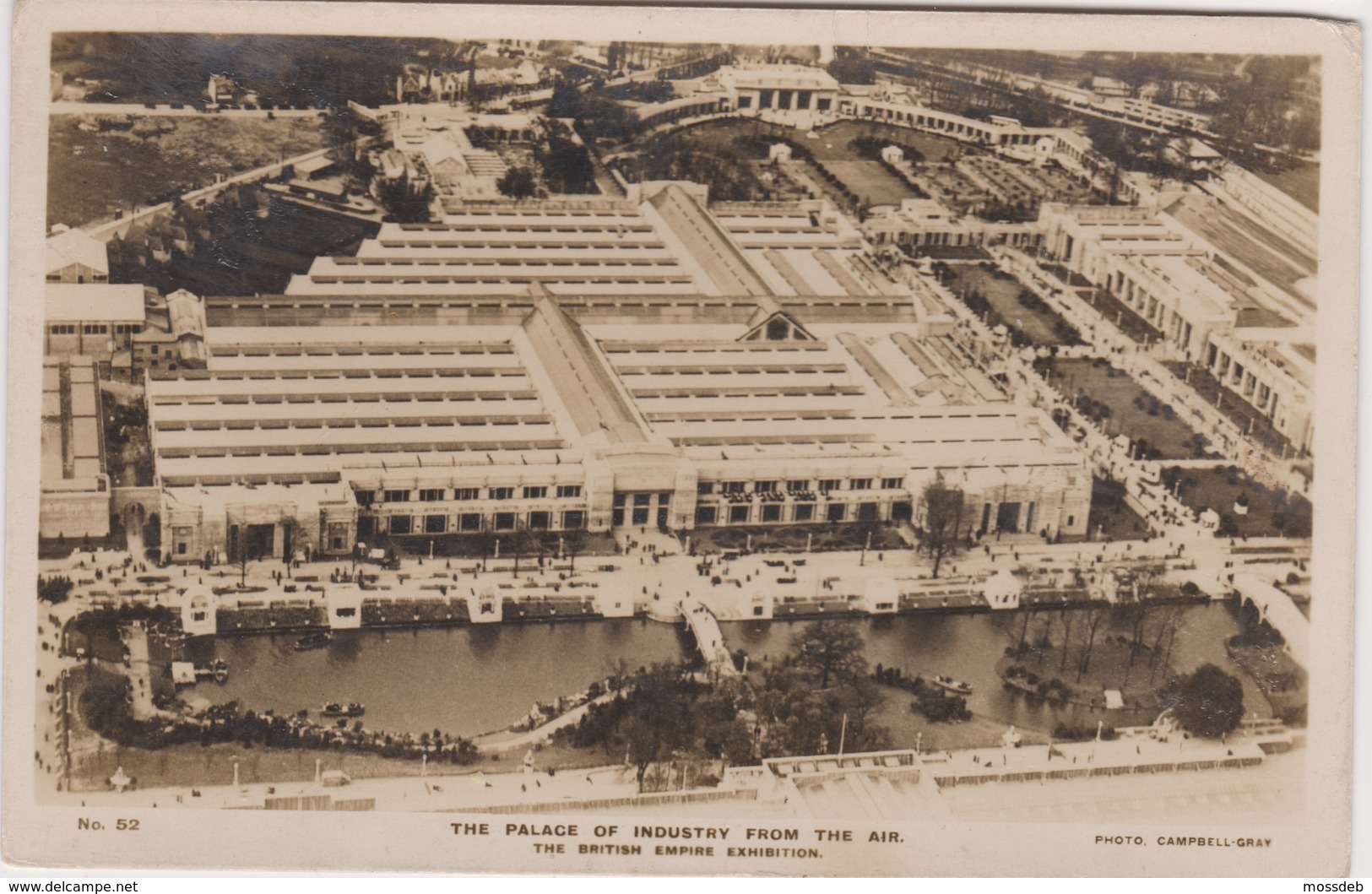 ENGAND - MIDDLESEX - WEMBLEY - WEMBLEY PARK  - THE PALACE OF INDUSTRY - THE BRITISH EMPIRE EXHIBITION - BIRD'S EYE VIEW - Middlesex