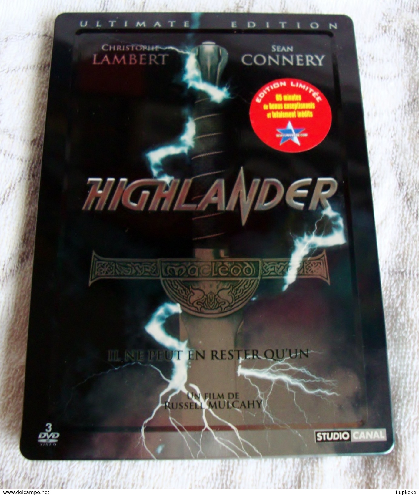 Dvd Zone 2 Highlander (1986) Ultimate Edition Boîtier SteelBook Studio Canal  Vf+Vostfr - Sciences-Fictions Et Fantaisie