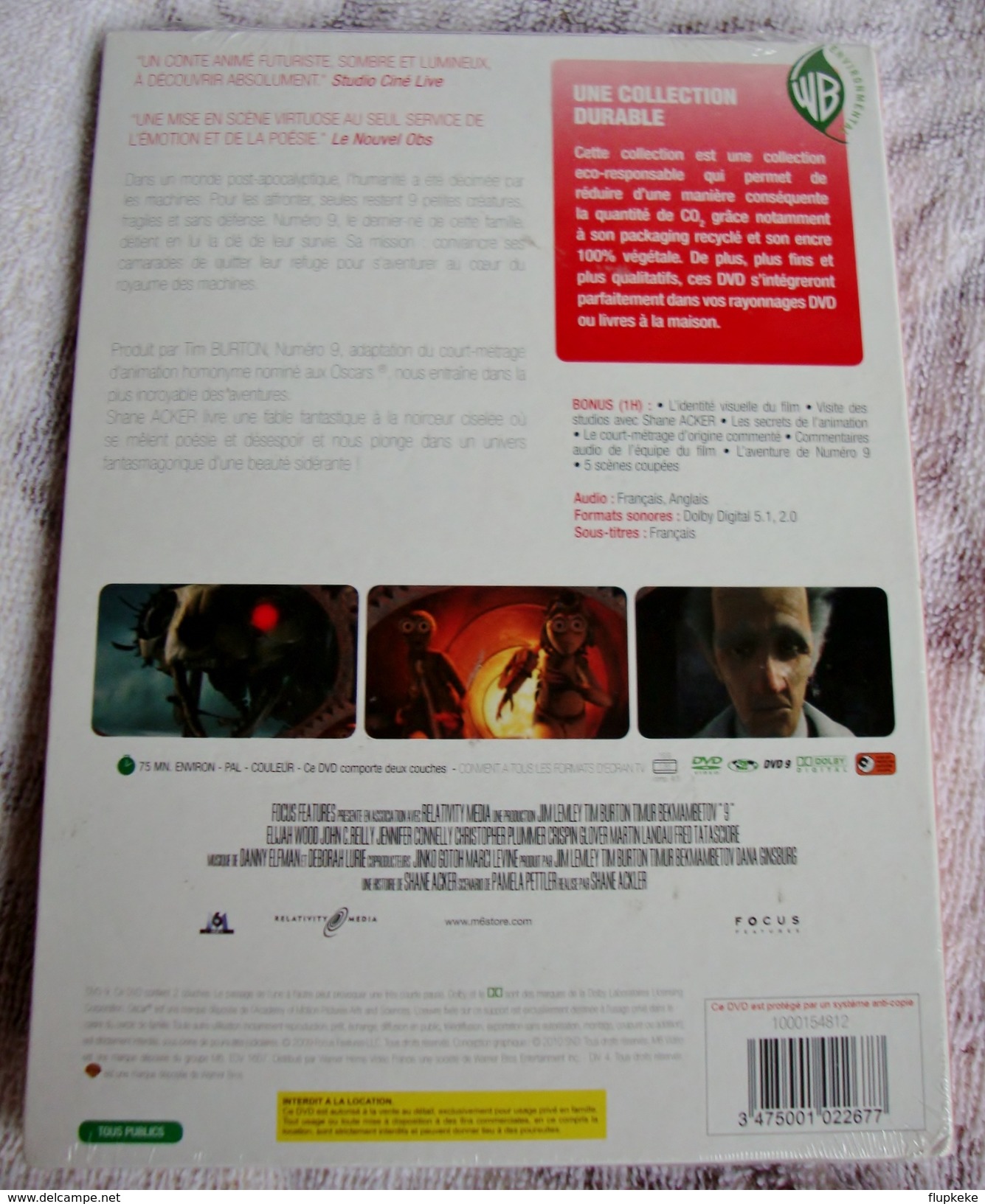 Dvd Zone 2  Numéro 9 (2009) WB Environmental M6 Video Vf+Vostfr - Sci-Fi, Fantasy