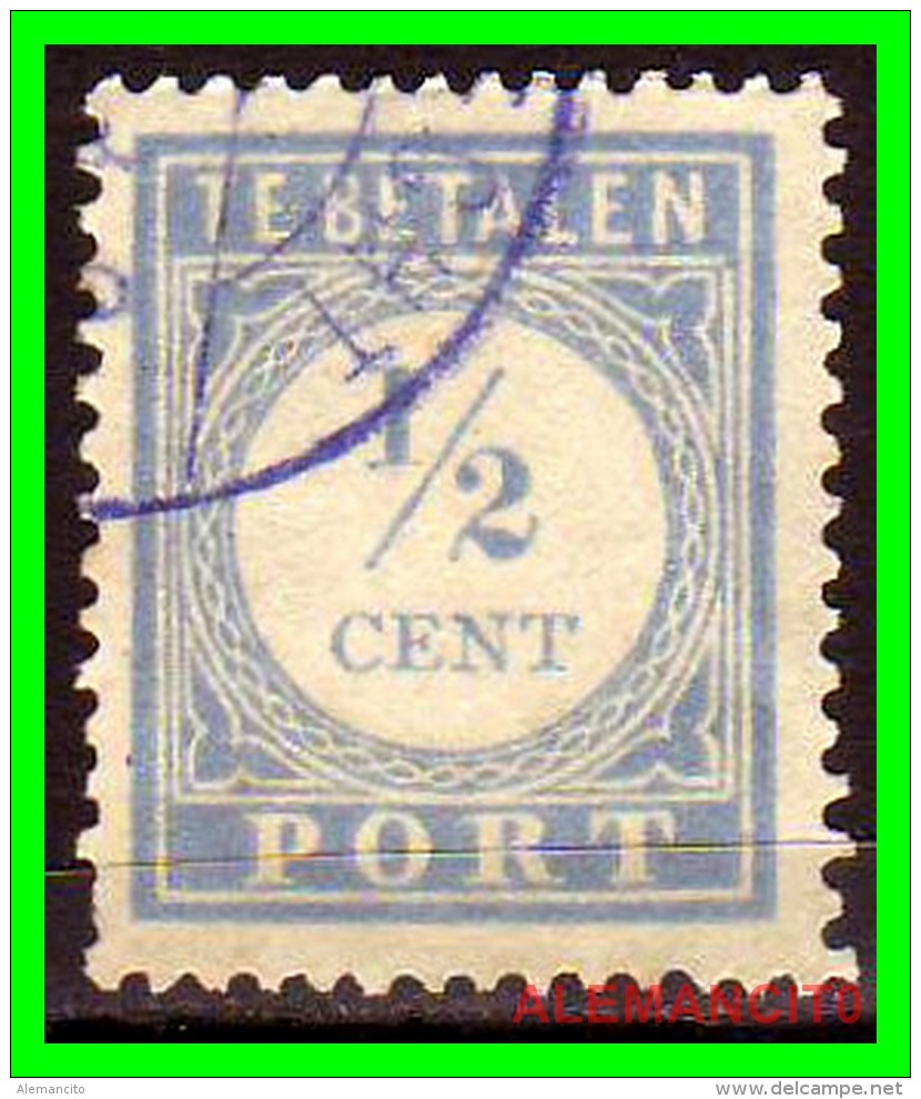 Netherlands Año 1881-1887 ½c   TE BETALEN PORT - Postage Due