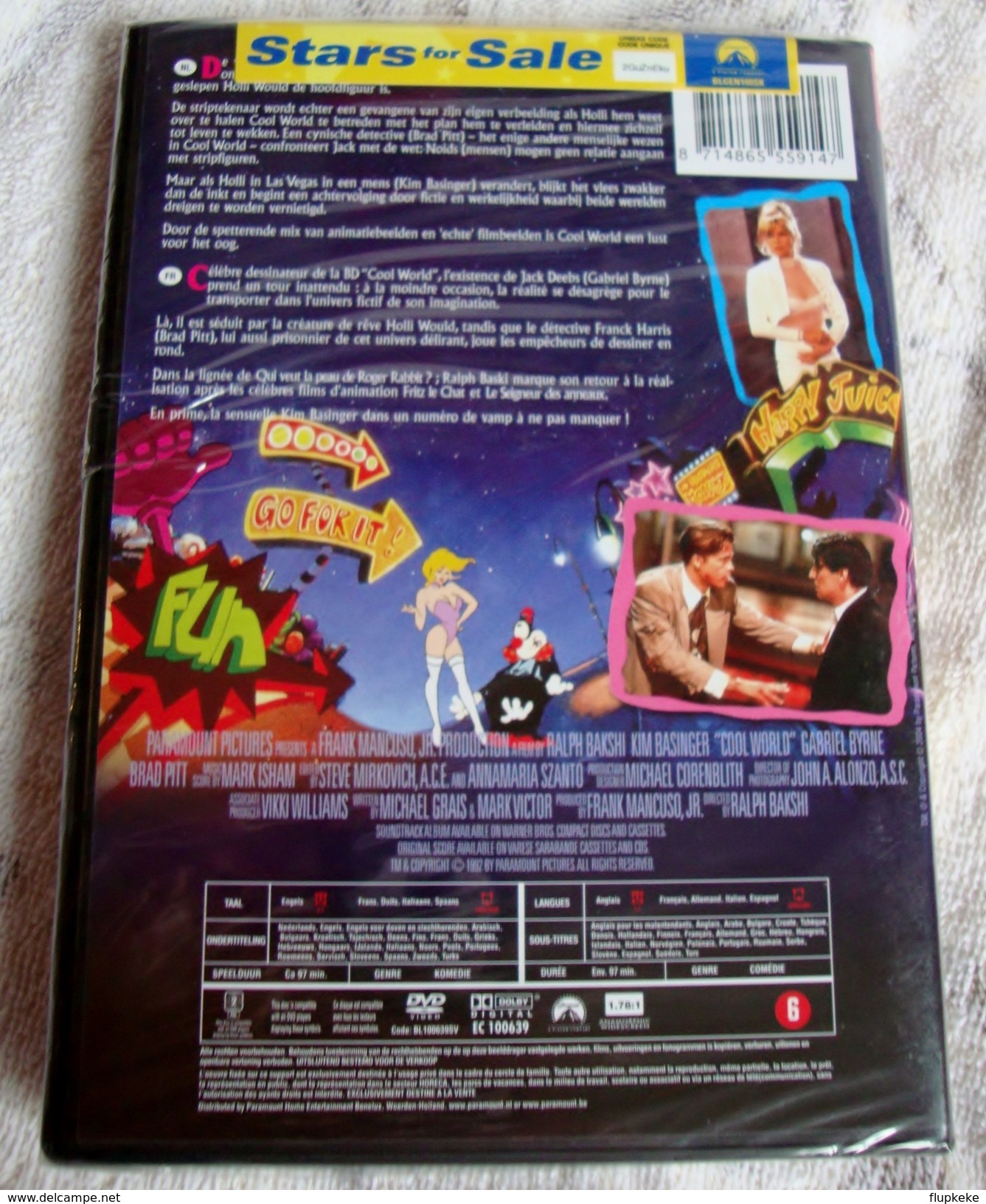 Dvd Zone 2 Cool World (1992) Vf+Vostfr - Comedy