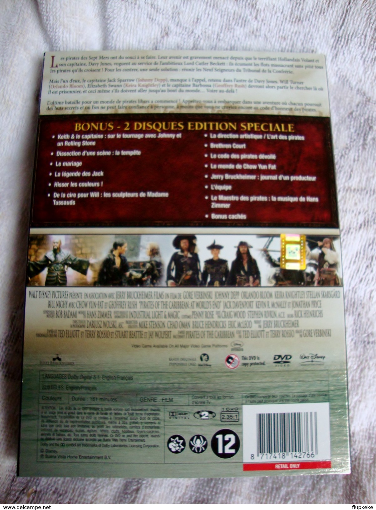 Dvd Zone 2 Pirates Des Caraïbes, Jusqu'au Bout Du Monde (2007) 2 DVD Édition Spéciale Collector Pirates Of The Caribbean - Sciences-Fictions Et Fantaisie