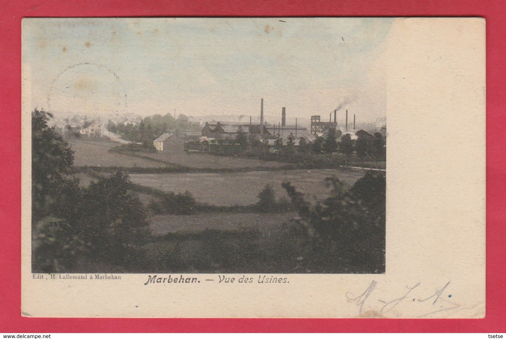 Marbehan  - Vue Des Usines... Jolie Carte Couleur - 1905 ( Voir Verso ) - Habay