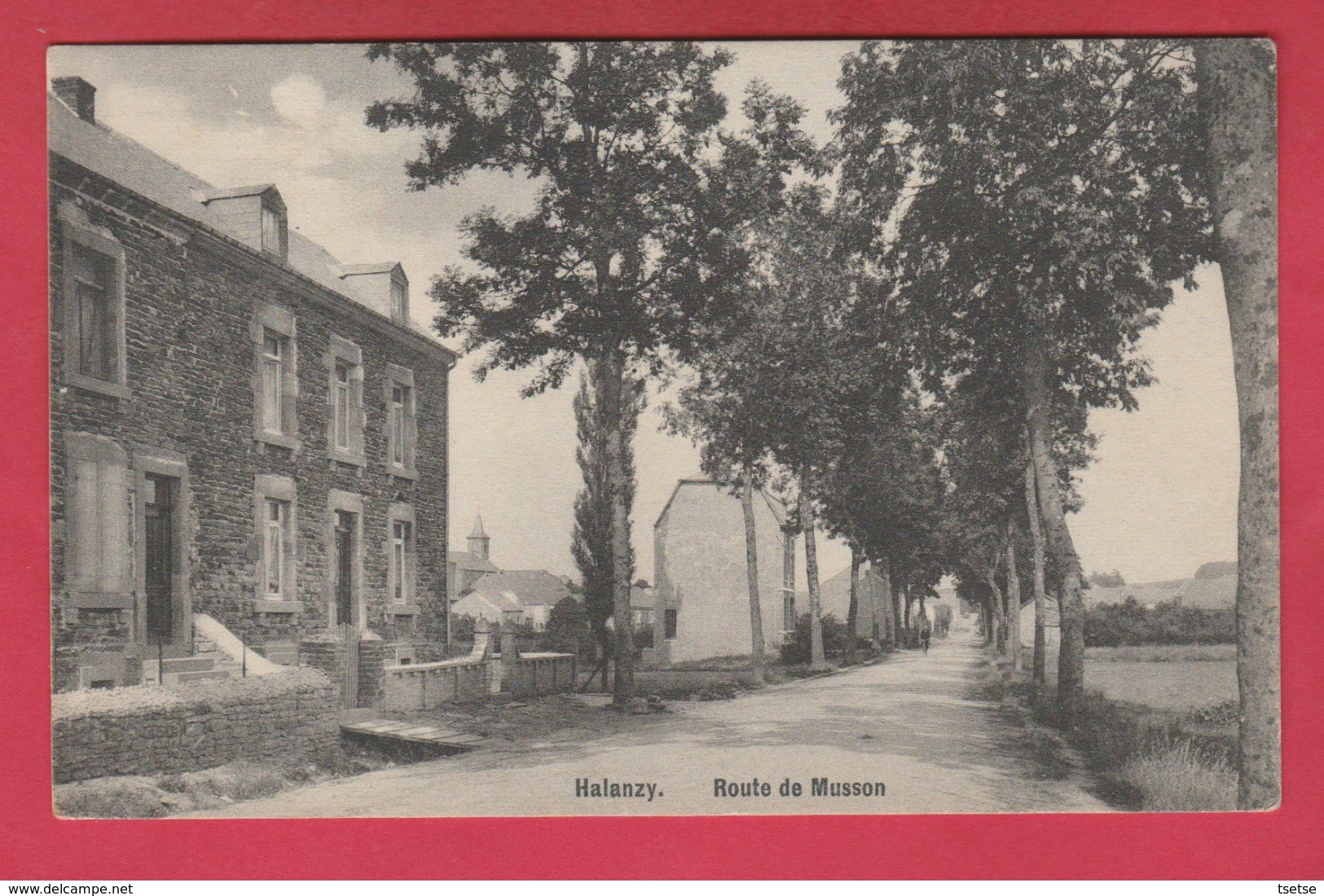 Halanzy - Route De Musson - 1908 ( Voir Verso ) - Aubange