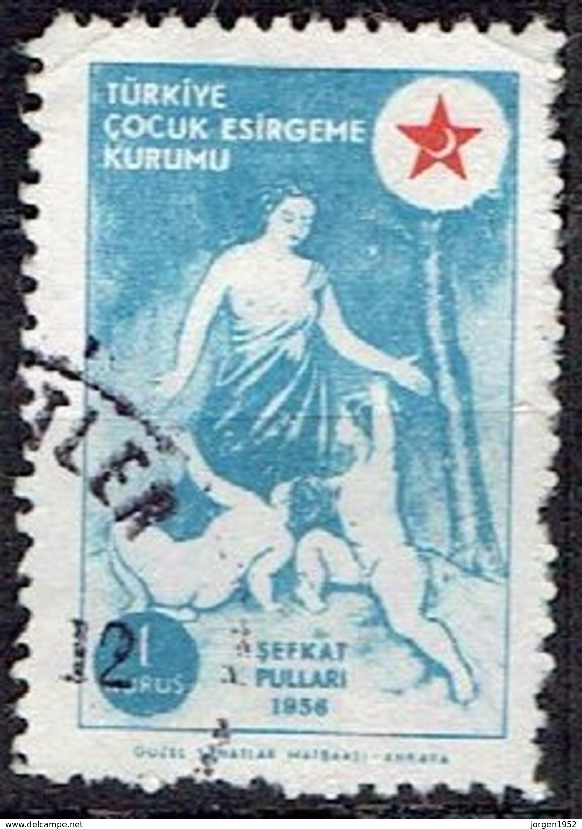 TURKEY #  FROM 1956 - Timbres De Bienfaisance