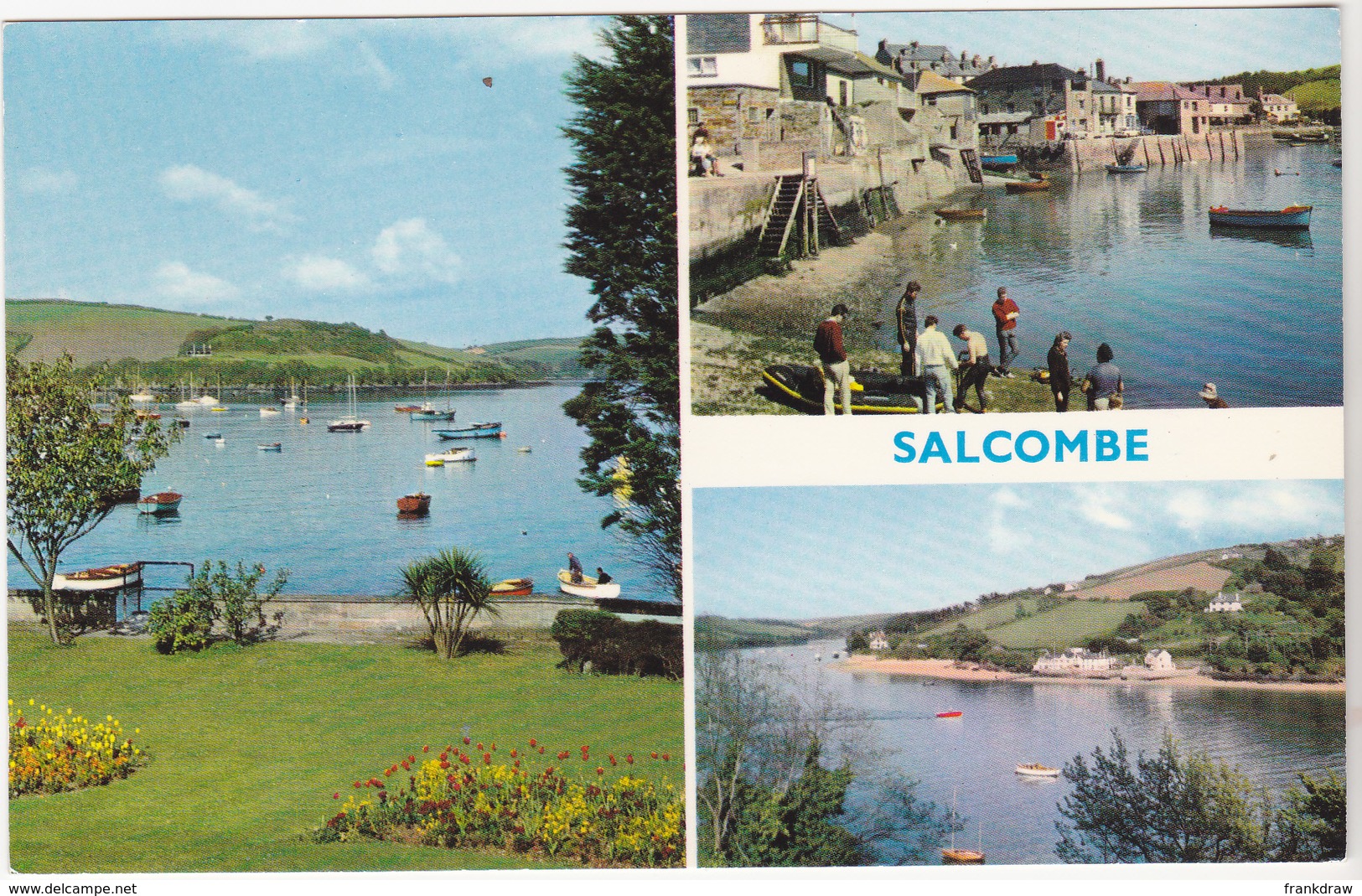 Postcard - Salcombe - 3 Views - Card No. S.2821 - VG - Unclassified