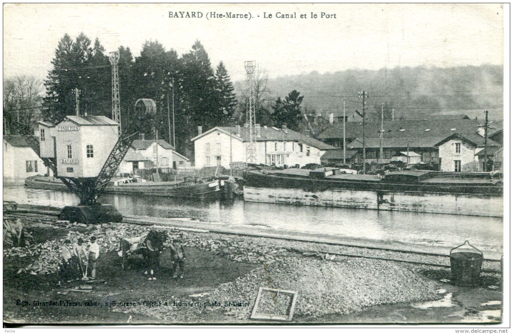 N°41859 -cpa Bayard -le Canal Et Le Port- - Andere & Zonder Classificatie