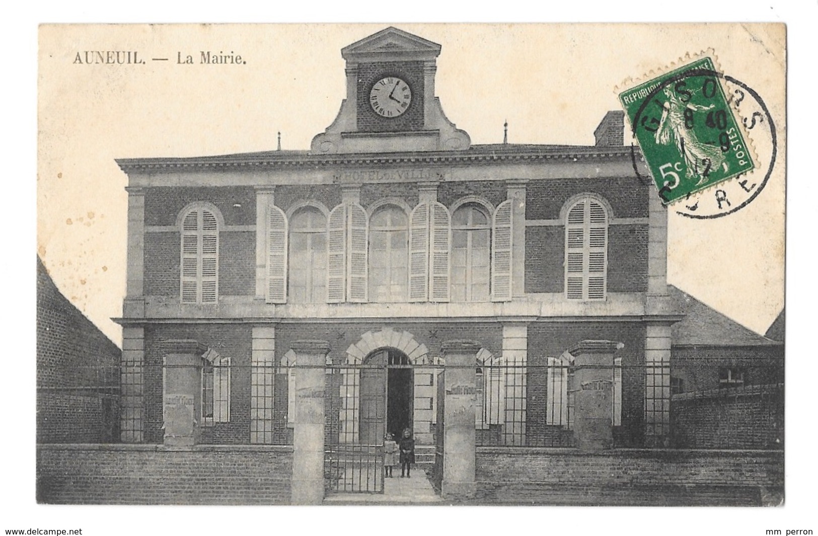 (12907-60) Auneuil - La Mairie - Enfants - Auneuil
