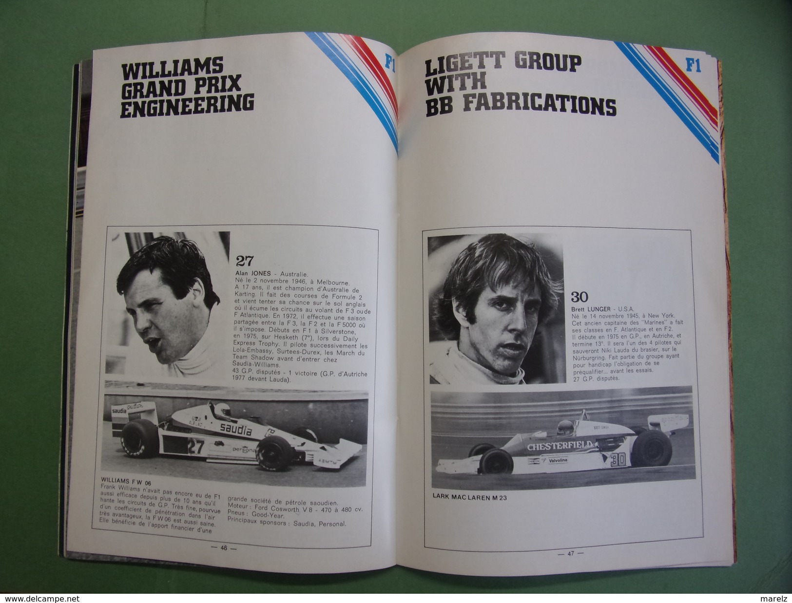 Sport Automobiles F1 Programme Officiel CIRCUIT PAUL RICARD Championnat du Monde F1 - Ligier Williams Renault McLaren