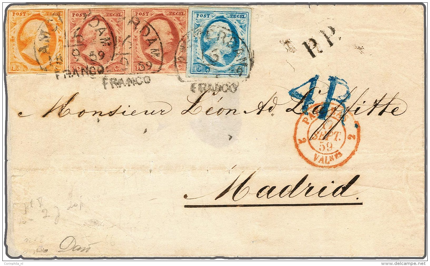 NL 1852 King William III - Altri & Non Classificati