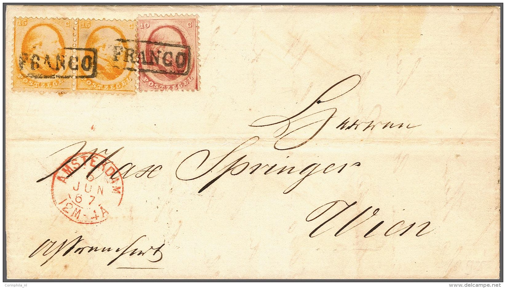 NL 1864 King William III - Altri & Non Classificati